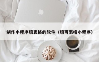 广东制作小程序填表格的软件（填写表格小程序）