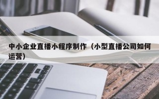 广东中小企业直播小程序制作（小型直播公司如何运营）